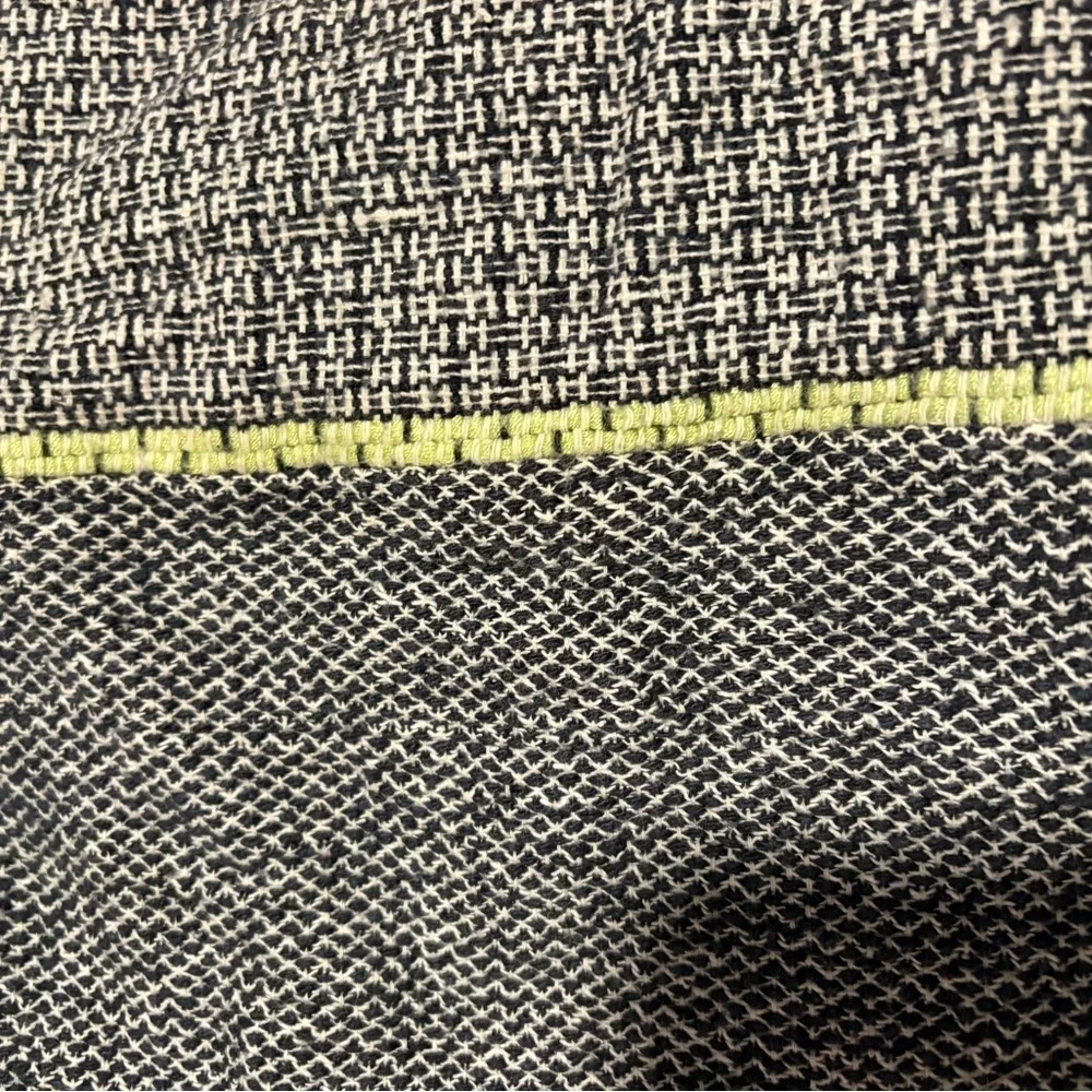 West Elm woven embroidered pillow cover
